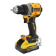 DeWALT Шурупокрут-дриль акумуляторний DeWALT XR Li-Ion PowerStack 18В 2х5А·год 90Нм 0-650·0-2000об/хв кейс ЗП 1.28кг (DCD800H2T)