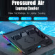 Подставка для ноутбука IceCoorel 10-15.6", 2*60mm 2800 RPM, USB2.0+LCD+speed control., 400x350x45mm (A3)