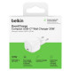 Зарядное устройство Belkin USB-C PD30W PPS white (WCA008KQWH)