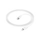 Дата кабель USB-C to Lightning 1.0m PD silicone X87 Magic white HOCO (6931474783189)