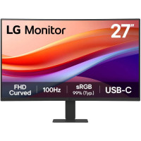 LG Монітор LG 27  27U421A-B VA HDMI, USB-C, Audio, VA, 100Hz, sRGB 99%, CURVED
