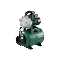 Metabo Насосная станция HWW 3300/25 G,, 900 Вт, 3.3 куба/час, высота подачи 45м, всасывание до 8 м, ресивер 24л, 16.2 кг (600968000)