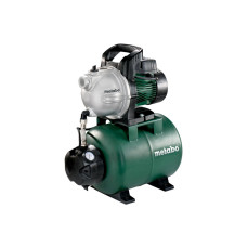 Metabo Насосна станція HWW 3300/25 G, 900 Вт, 3.3 куб/год, висота подачі 45м, всмоктування до 8 м, ресивер 24л 16.2 кг (600968000)