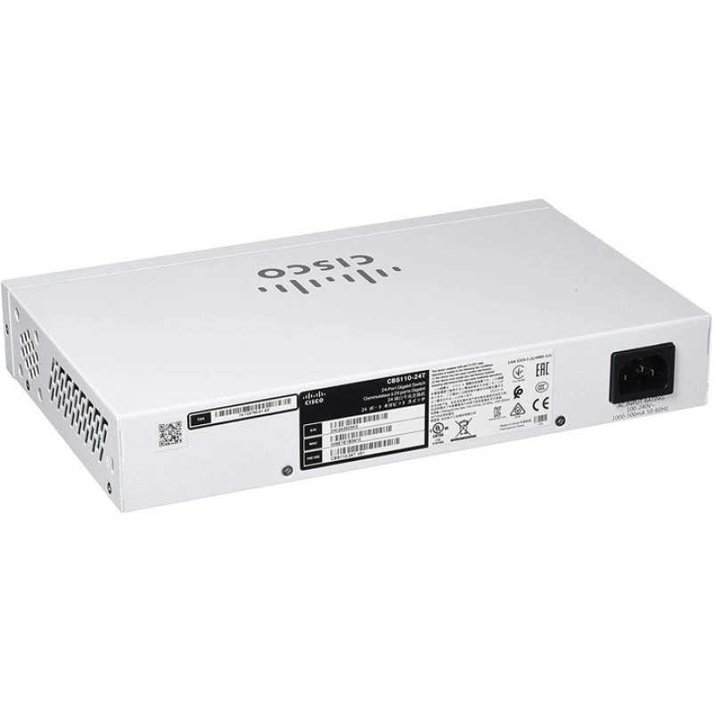 Cisco CBS110 Unmanaged 24-port GE, 2x1G SFP Shared (CBS110-24T-EU)