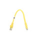 2E Cat 6, UTP, RJ45, 26AWG, 7/0.16 Cu, 0.20 m, PVC, Yellow