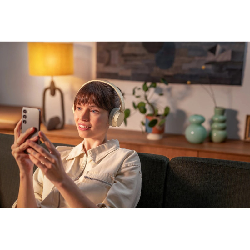Philips Наушники On-ear TAH3209 BT 5.3, Wireless, Mic, Бежевый (TAH3209BG/00)
