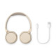 Philips Наушники On-ear TAH3209 BT 5.3, Wireless, Mic, Бежевый (TAH3209BG/00)