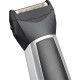 BaByliss Haircut kit for beard, mustache, head, nose and body, battery, vibration motor, nozzles-8, steel, case, grey (MT726E)