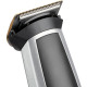BaByliss Haircut kit for beard, mustache, head, nose and body, battery, vibration motor, nozzles-8, steel, case, grey (MT726E)