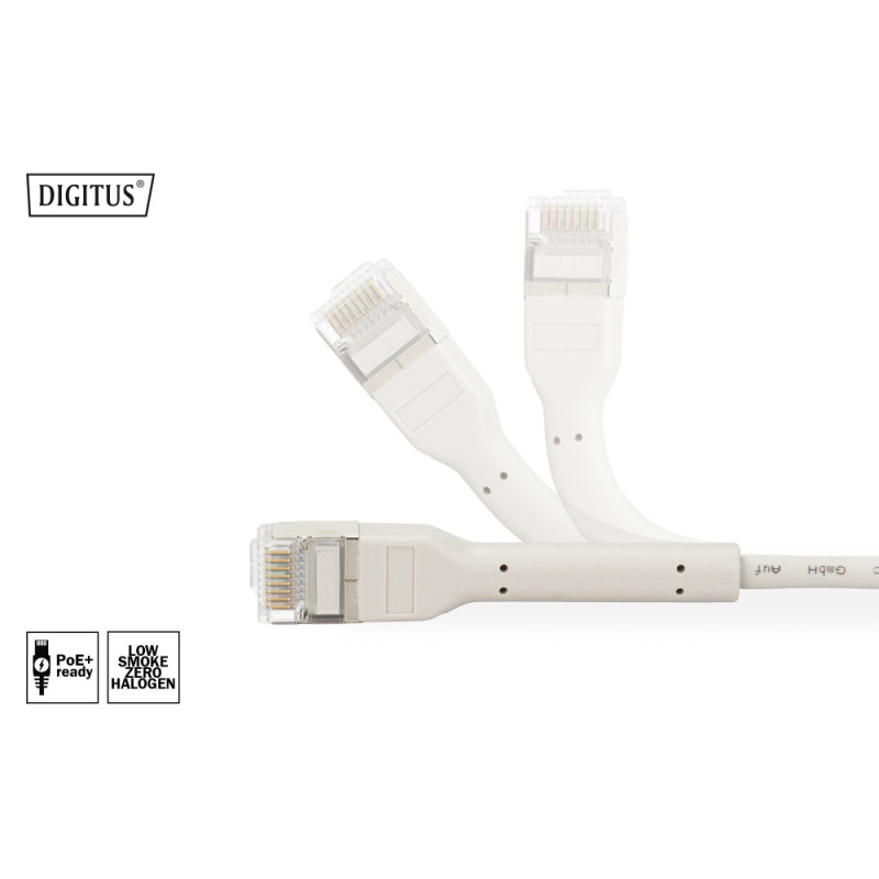 Digitus Патч-корд DIGITUS CAT 6a S-FTP, 2м, AWG 32/7, Cu, TPE-LSZH, гнучкий, сірий (DK-1632-A-020B)