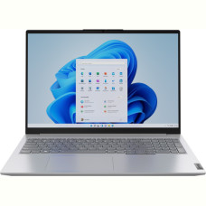 Ноутбук Lenovo ThinkBook 16 G6 IRL (21KH00T8RA); 16" WUXGA (1920x1200) IPS LED матовый , Intel Core i5-13420H (2.1 - 4.6 ГГц) , RAM 16 ГБ (Max 64 ГБ) , SSD 512 ГБ , Intel UHD Graphics , без ОП , LAN , Wi-Fi , BT , веб-камера , Windows 11 Pro , MIL-STD-810H , TPM , металл,пластик , 1.7 кг , серый , подсветка клавиатуры , сканер отпечатков пальцев