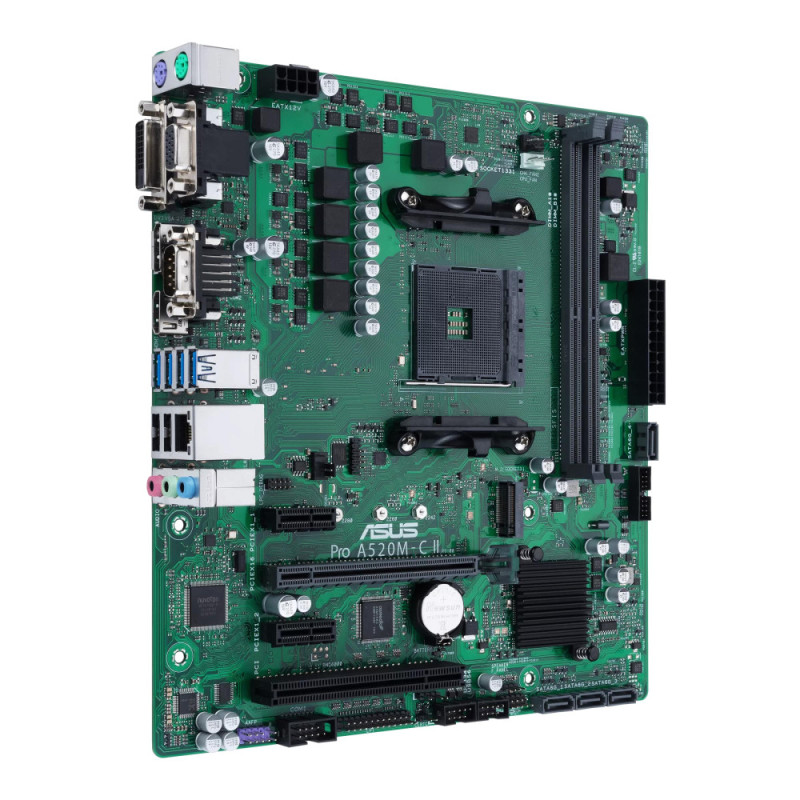 ASUS PRO A520M-C II/CSM sAM4 A520 2xDDR4 HDMI D-Sub DP DVI mATX (90MB18F0-M0EAYC)