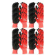 Milwaukee work gloves, nitrile coating, smartswipe, size 10, red-black, 12 pcs (4932471616)