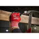 Milwaukee work gloves, nitrile coating, smartswipe, size 10, red-black, 12 pcs (4932471616)