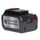 Könner & Söhnen Battery lawnmower KS 33LM-20V, Battery charger 20V KS C45A, Lithium battery 20V KS 20V4-1 set (KS33LM-20VSET)