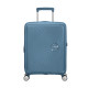 American Tourister Валіза American Tourister, Soundbox, поліпропілен, мала, 55см, 35.5/41л, TSA, 4 колеса, EXP, сіро-синій (32G*51001)