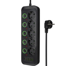 Сетевой фильтр питания XoKo XK-SP-5-2-1-BK