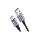 Дата кабель USB 2.0 AM to USB-C 3.0m 3.0A 18W US288 Space Gray Ugreen (60408)