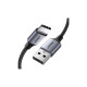 Дата кабель USB 2.0 AM to USB-C 3.0m 3.0A 18W US288 Space Gray Ugreen (60408)