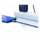 Дата кабель USB 2.0 AM to USB-C 3.0m 3.0A 18W US288 Space Gray Ugreen (60408)