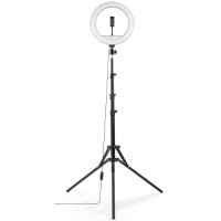 Набір блогера Hama Smartphone Tripod Steady-120 V2, 185см, Bluetooth, LED ring (00004659)