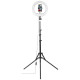 Набір блогера Hama Smartphone Tripod Steady-120 V2, 185см, Bluetooth, LED ring (00004659)