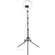 Набір блогера Hama Smartphone Tripod Steady-120 V2, 185см, Bluetooth, LED ring (00004659)