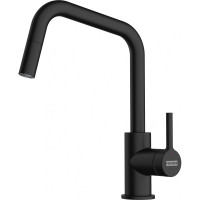 Franke Sink tap Lina U Pull Down, spout lenght - 251mm, pull-out, swivel, 1-handle, matt black (115.0728.477)