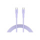 Дата кабель USB-C to USB-C 1.0m OnWire 60CL C-C 60W COLOR Braided 1m Purple Canyon (CND-CCAP60AB10PU)