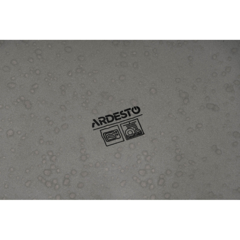 ARDESTO Тарелка десертная Trento, 20,5 см, серая, керамика (AR2920TG)
