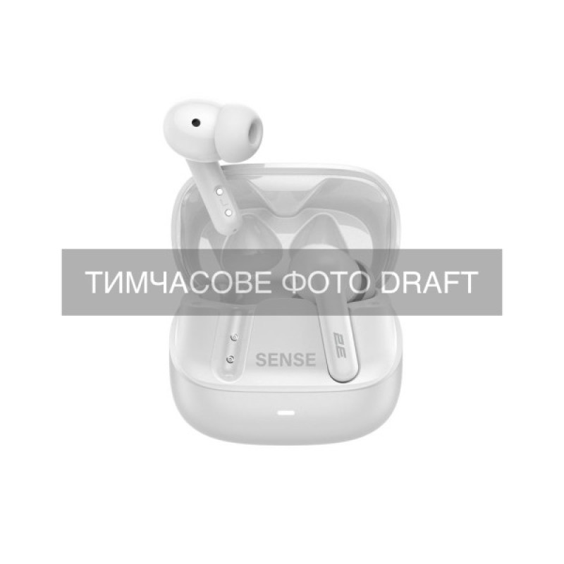 Наушники 2E Sense White (2E-EBTWS6WT)
