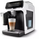 Philips Coffee machine Series 3300, 1.8L, grain+ ground, auto capuchino maker, display, auto recipe-6, white (EP3343/50)