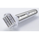 Panasonic Epilator, rechargeable, tweezers.-60, dry+wet, nozzles-7, case, white-silver (ES-EL9A-S520)