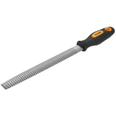 Tolsen metal and wood file, semi-round, two-component handle, 6.5x20.2x200mm (32025)