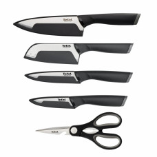 Tefal Knife set Comfort, 5 items, stainless steel, plastic, blueberry (K2215S55)