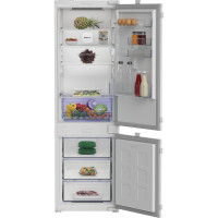 Beko Ref Beko built-in with bottom freezer, 177x55x55, ref-194L, freez.-76L, 2doors, E, NF, white (B3BCNA294HS)