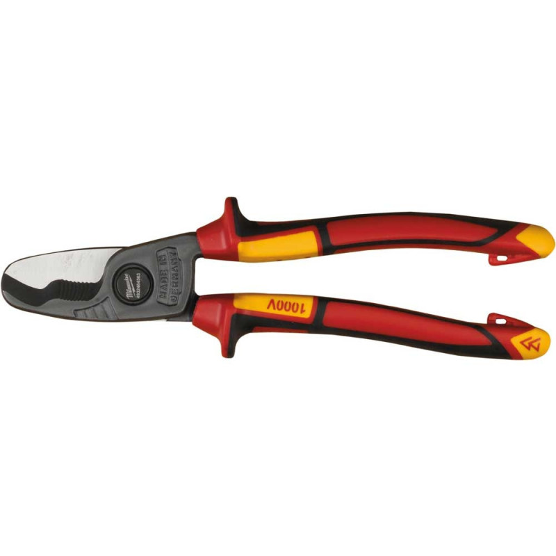 Milwaukee Кабелеріз Milwaukee, діелектричний, для робіт під напругою 1000В, 210мм, 0.315кг (4932464563)