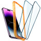 Spigen iPhone 14 Pro Max Glas tR Align Master (2P) FC Black