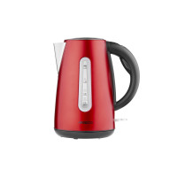 ARDESTO Электрочайник EKL-F300R 1.7л/2200Вт/strix контроль/нерж.сталь/красный