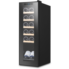 Philco Wine cooler, 79.5х25.2х45, freez.-32L, 1 zone, bottles -12, display, backlight, black (PW12KF)