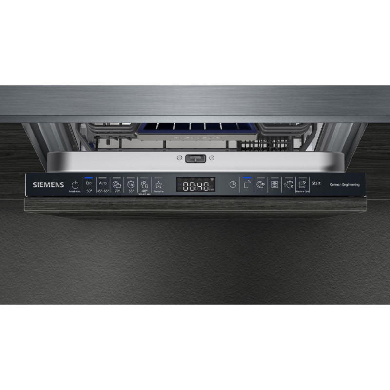 Siemens Dishwasher built-in, 10sets, A+++, 45cm, display, 3 basket, Zeolith, black (SR65ZX65MK)