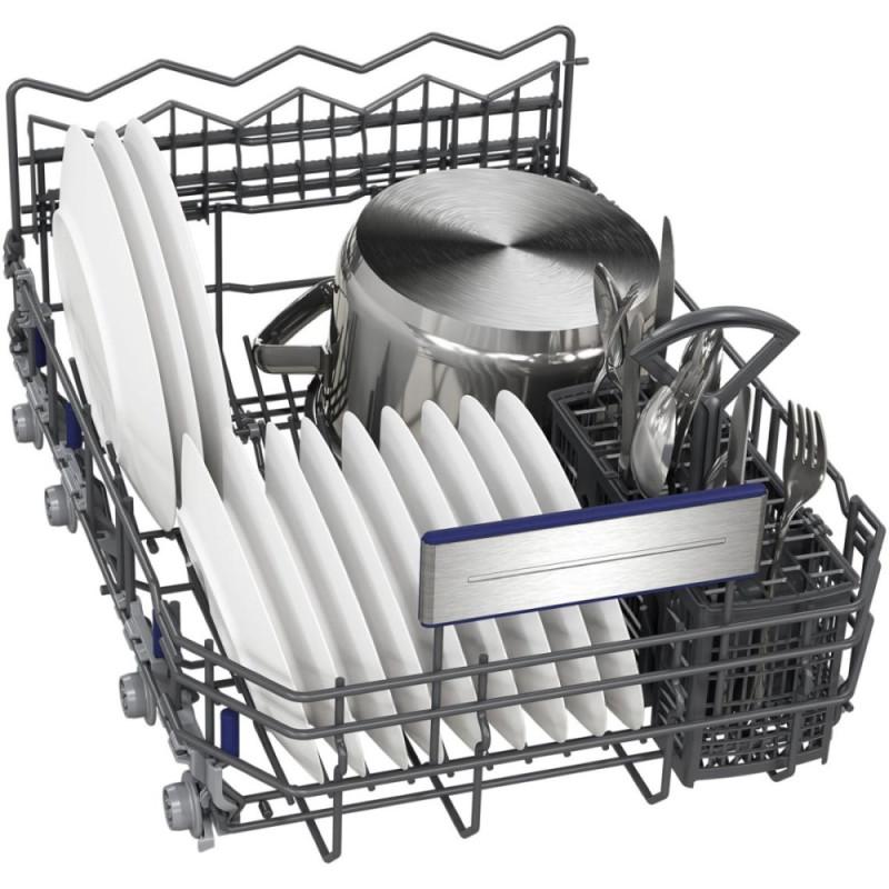Siemens Dishwasher built-in, 10sets, A+++, 45cm, display, 3 basket, Zeolith, black (SR65ZX65MK)