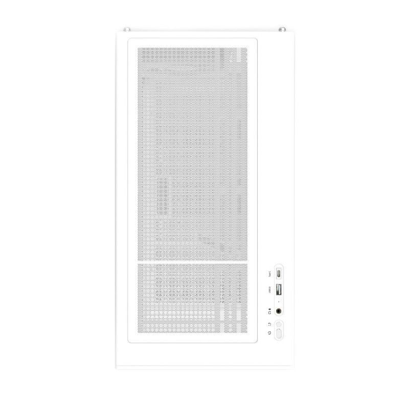 Zalman PC case P10 without PSU, 1xUSB3.0, 1xUSBType-C, 1x120mm ARGB, VGA 384mm, LCS ready, TG Side Panel, mATX, white (P10WHITE)