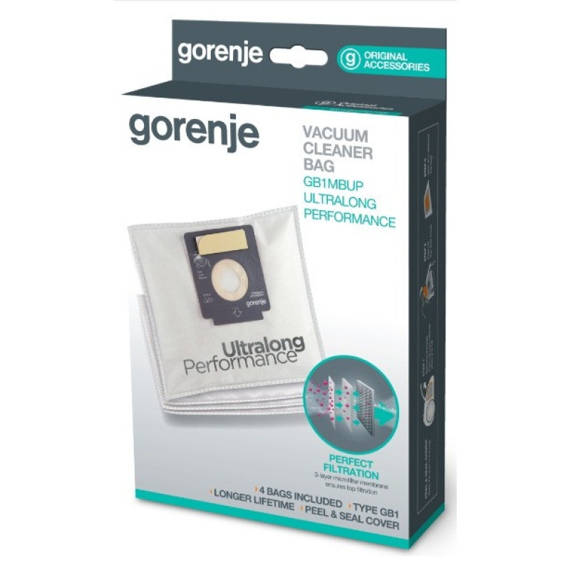 Gorenje Мішок мікрофільтр-мембрана+вхідний фільтр для пилососів Gorenje (GB1MBUP)