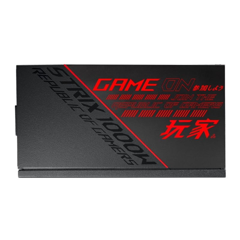 ASUS PSU ROG STRIX (1000W), >90%, 80+ Gold, 135мм, 1xMB 24pin(20+4), 2xCPU 8pin(4+4), 8xMolex, 8xSATA, 6xPCIe 8pin(6+2), Fully Modular, ROG-STRIX-1000G (90YE00AA-B0NA00)