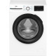 Beko WM front load, 8kg, 1400, A+++, 55cm, display, invertor, steam, white (BM3WFSU48435WB)