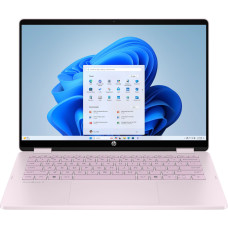 HP Ноутбук HP OmniBook 5 Flip x360 14" 2K IPS Touch, Intel 7-150U, 24GB, F1024GB, UMA, Win11, рожевий (BV5V9EA)