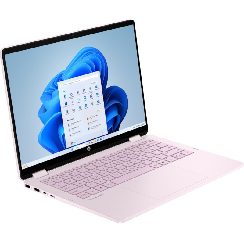 HP Ноутбук HP OmniBook 5 Flip x360 14" 2K IPS Touch, Intel 7-150U, 24GB, F1024GB, UMA, Win11, рожевий (BV5V9EA)