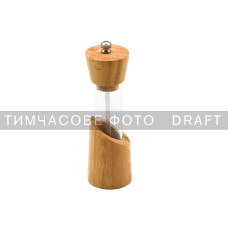 ARDESTO Млинок для солі та перцю Midori, 50мл, бамбук, нержавіюча сталь, пластик (AR1416B)