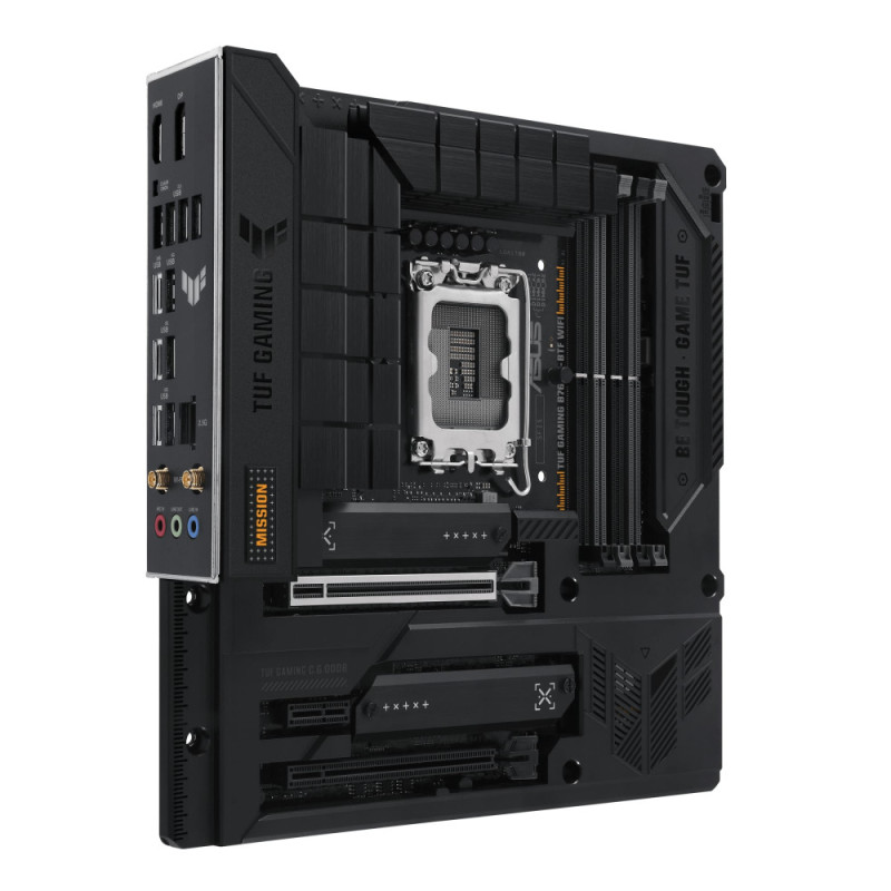 ASUS Motherboard TUF GAMING B760M-BTF WIFI s1700 B760 4xDDR5 M.2 HDMI DP Wi-Fi BT mATX